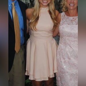 Ballet pink Lulus cocktail dress size small